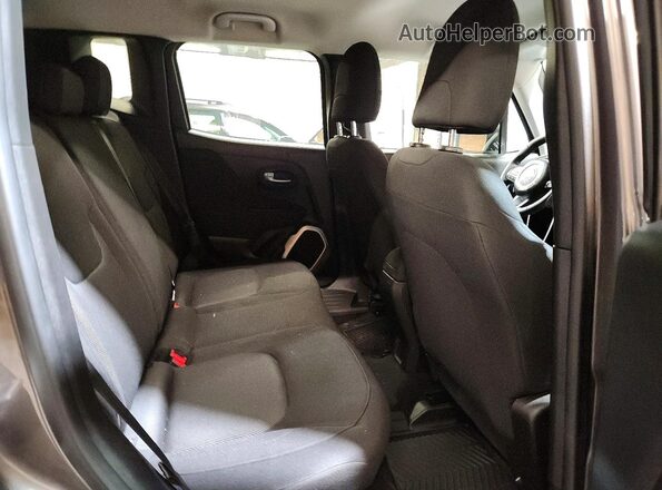 ZACNJBAB0KPK03401 2019 JEEP RENEGADE Charcoal Widok wnętrza z tyłu