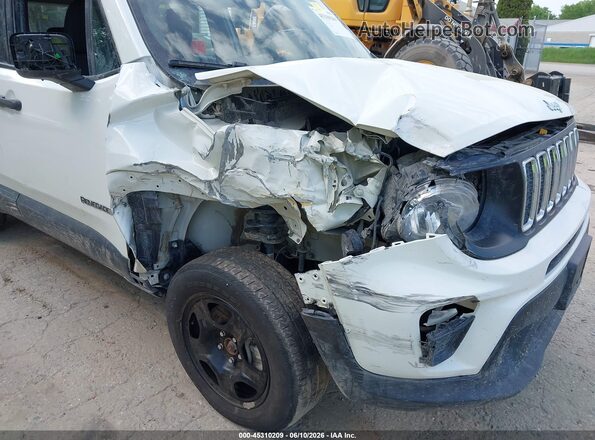 ZACNJBAB0KPK84996 2019 JEEP RENEGADE Белый Вид спереди