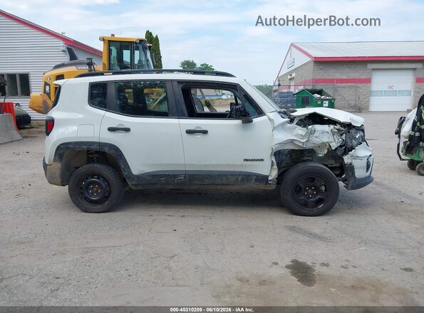 ZACNJBAB0KPK84996 2019 JEEP RENEGADE Белый Вид задней части салона