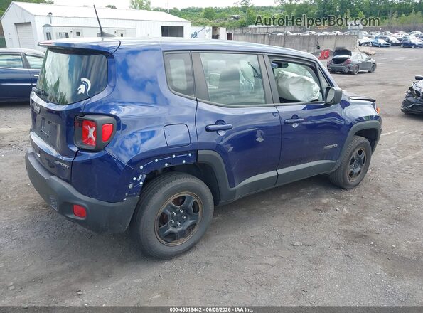 ZACNJBAB1KPJ75172 2019 JEEP RENEGADE Синий 