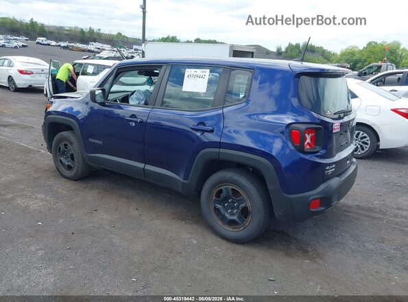 ZACNJBAB1KPJ75172 2019 JEEP RENEGADE Синий 