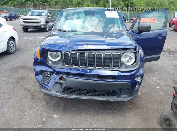 ZACNJBAB1KPJ75172 2019 JEEP RENEGADE Синий 