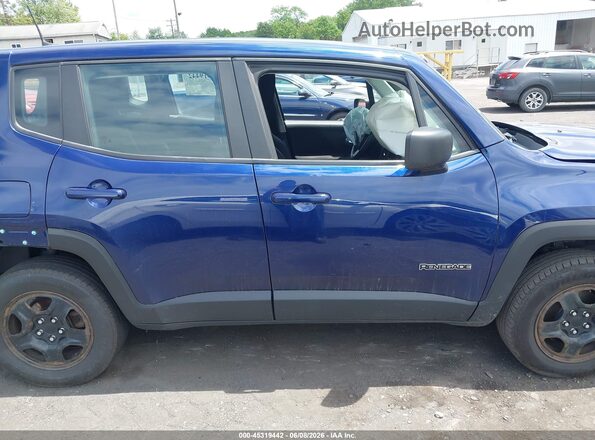 ZACNJBAB1KPJ75172 2019 JEEP RENEGADE Синий 
