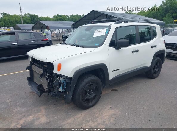 ZACNJBAB1LPL55480 2020 JEEP RENEGADE White Առջևի ձախ երեք քառորդ տեսարան
