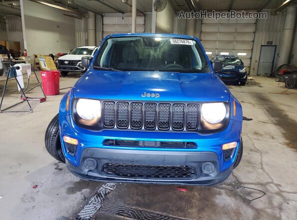 ZACNJBAB2LPL76094 2020 JEEP RENEGADE Blue Widok z przodu