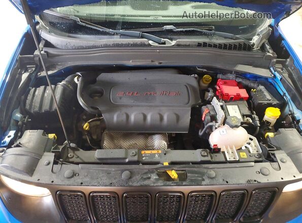 ZACNJBAB2LPL76094 2020 JEEP RENEGADE Blue Widok komory silnika
