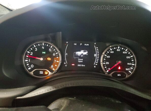ZACNJBAB2LPL76094 2020 JEEP RENEGADE Blue Widok zestawu wskaźników