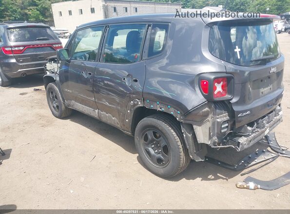 ZACNJBAB3KPK88802 2019 JEEP RENEGADE Gray Tył lewy