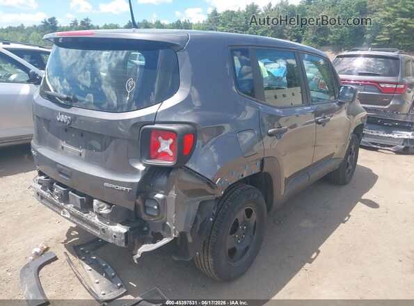 ZACNJBAB3KPK88802 2019 JEEP RENEGADE Gray Tył prawy