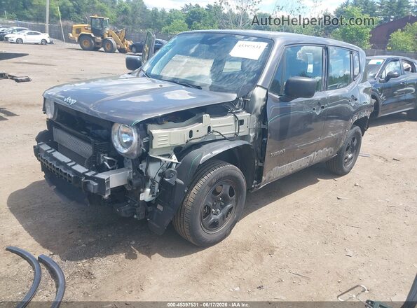 ZACNJBAB3KPK88802 2019 JEEP RENEGADE Gray Przód lewy
