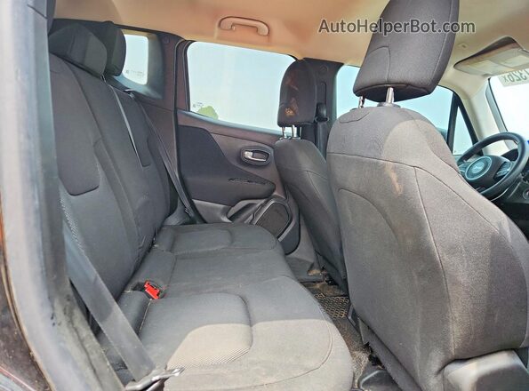 ZACNJBAB3LPL08175 2020 JEEP RENEGADE Black Widok tylnych siedzeń