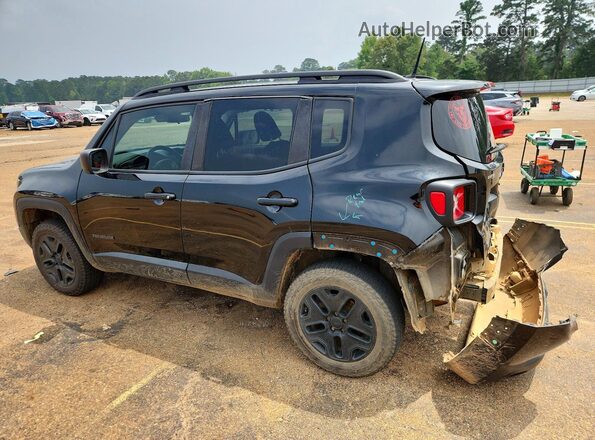 ZACNJBAB3LPL08175 2020 JEEP RENEGADE Black Tył lewy