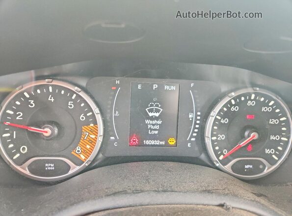 ZACNJBAB3LPL08175 2020 JEEP RENEGADE Black Widok zestawu wskaźników