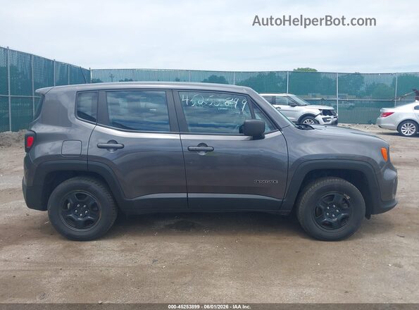 ZACNJBAB5KPK74299 2019 JEEP RENEGADE Gray Սալոնի հետևի տեսք