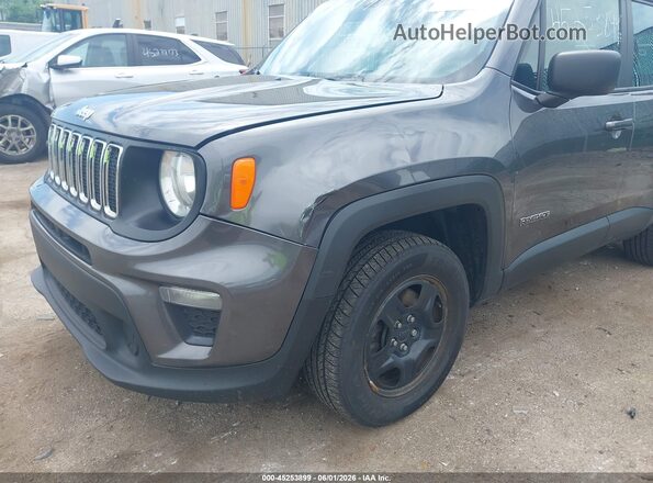 ZACNJBAB5KPK74299 2019 JEEP RENEGADE Gray Դիմացի տեսք
