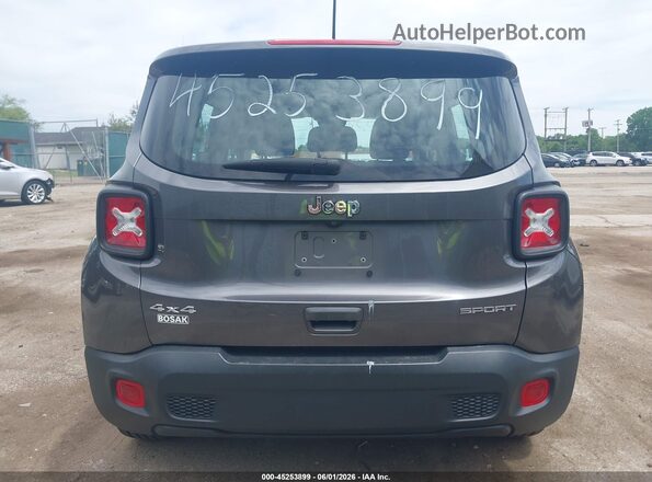 ZACNJBAB5KPK74299 2019 JEEP RENEGADE Gray 