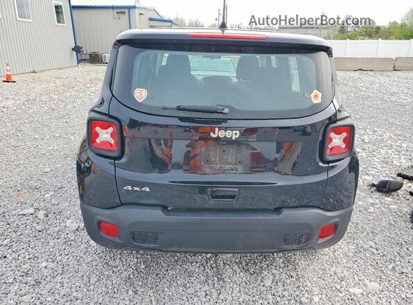 ZACNJBAB5LPL59824 2020 JEEP RENEGADE Black Вид ззаду