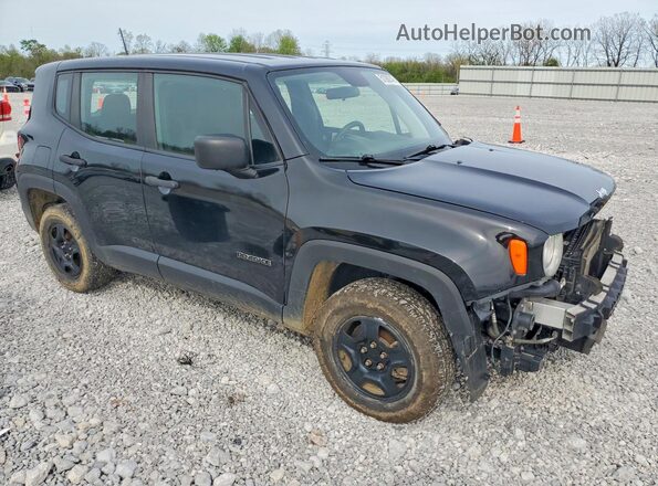 ZACNJBAB5LPL59824 2020 JEEP RENEGADE Black Передня права чверть