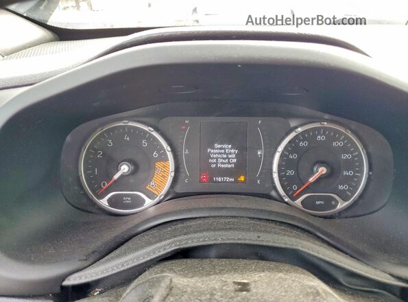 ZACNJBAB5LPL59824 2020 JEEP RENEGADE Black Вид щитка приладів
