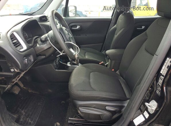 ZACNJBAB5LPL59824 2020 JEEP RENEGADE Black Вид салону спереду