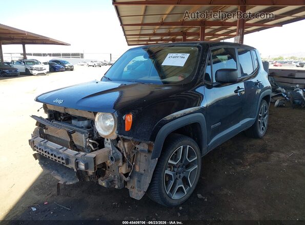 ZACNJBAB6LPL86479 2020 JEEP RENEGADE Black Przód lewy