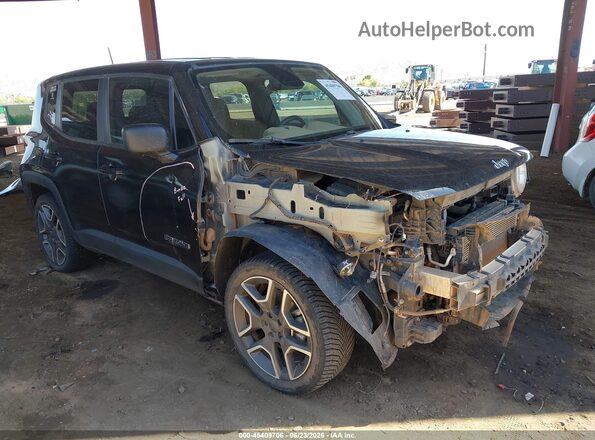 ZACNJBAB6LPL86479 2020 JEEP RENEGADE Black Widok z przodu