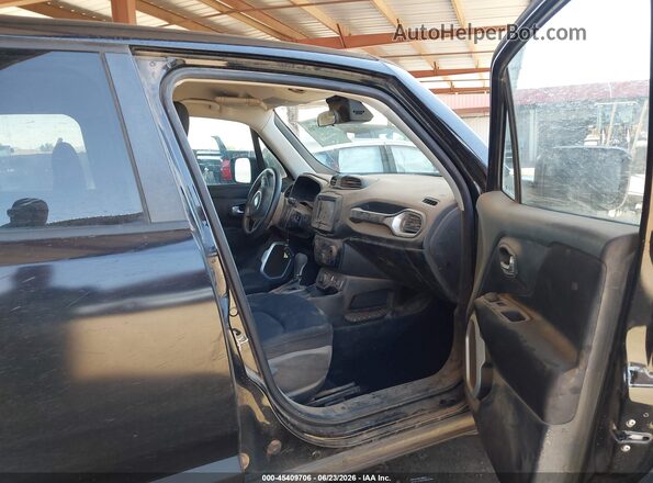 ZACNJBAB6LPL86479 2020 JEEP RENEGADE Black Widok wnętrza z przodu