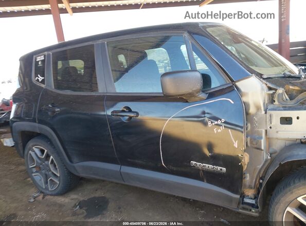 ZACNJBAB6LPL86479 2020 JEEP RENEGADE Black Widok wnętrza 360 stopni