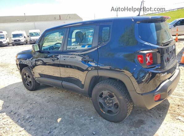 ZACNJBAB7LPL23925 2020 JEEP RENEGADE Black Tył lewy
