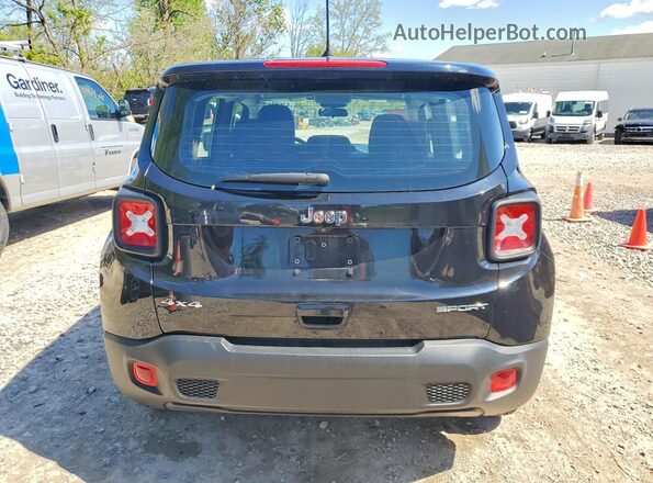 ZACNJBAB7LPL23925 2020 JEEP RENEGADE Black Widok z tyłu
