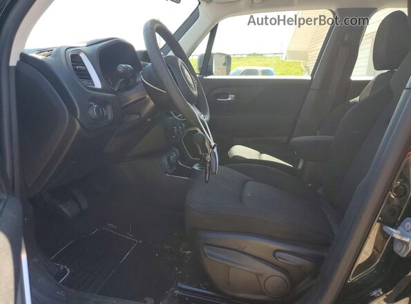 ZACNJBAB7LPL23925 2020 JEEP RENEGADE Black Widok wnętrza z przodu