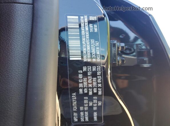 ZACNJBAB7LPL23925 2020 JEEP RENEGADE Black Widok komory silnika