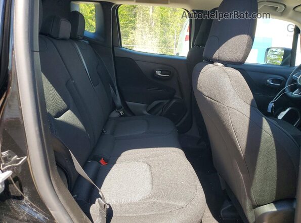 ZACNJBAB7LPL23925 2020 JEEP RENEGADE Black Widok tylnych siedzeń