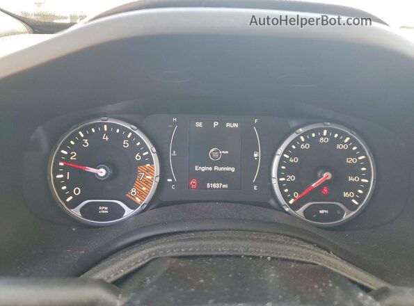 ZACNJBAB7LPL23925 2020 JEEP RENEGADE Black Widok zestawu wskaźników