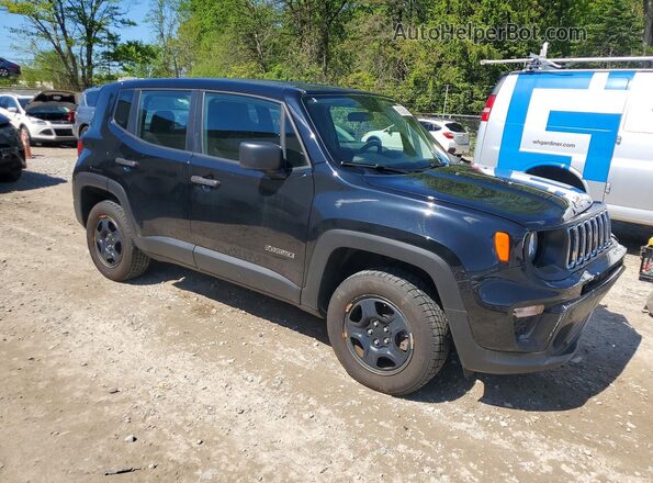 ZACNJBAB7LPL23925 2020 JEEP RENEGADE Black Przód prawy