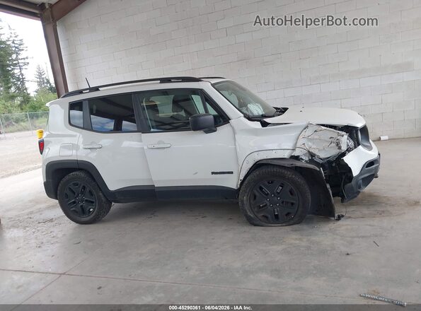 ZACNJBAB7LPL24184 2020 JEEP RENEGADE White Вид задньої частини салону