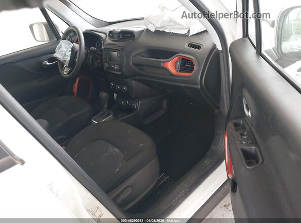 ZACNJBAB7LPL24184 2020 JEEP RENEGADE White Вид салону спереду