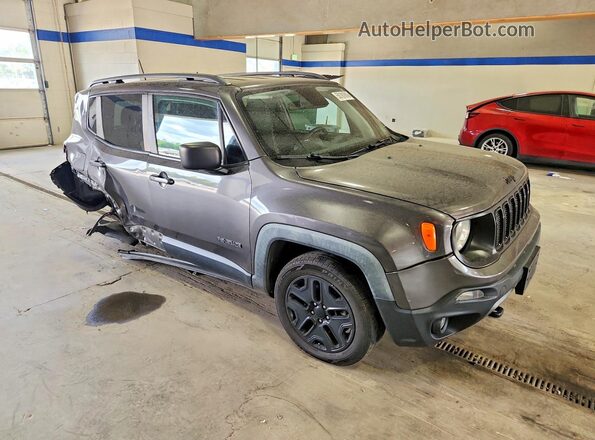 ZACNJBAB9KPK48627 2019 JEEP RENEGADE Серый Передняя правая четверть