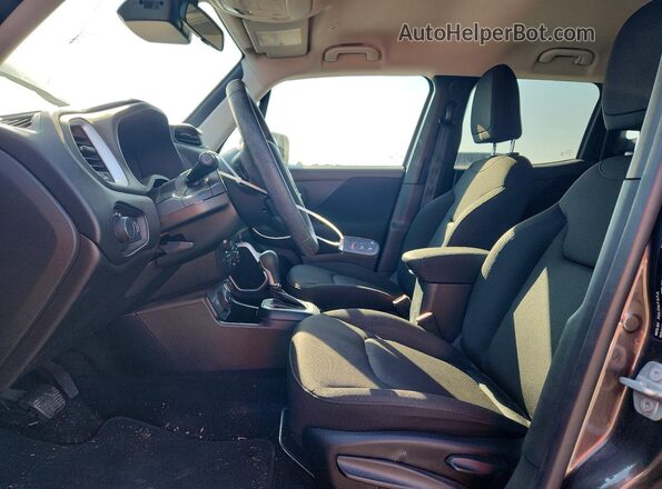 ZACNJBABXKPJ74134 2019 JEEP RENEGADE Charcoal წინა სალონის ხედი