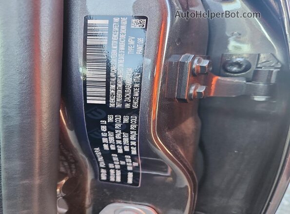 ZACNJBABXKPJ74134 2019 JEEP RENEGADE Charcoal VIN კოდის სტიკერის ხედი