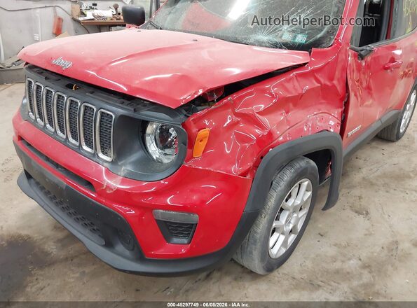 ZACNJBABXKPJ86638 2019 JEEP RENEGADE Red წინა ხედი