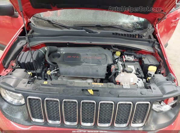 ZACNJBABXKPJ86638 2019 JEEP RENEGADE Red უკანა ხედი
