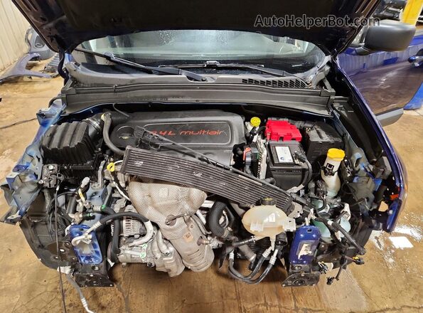 ZACNJBABXKPK20545 2019 JEEP RENEGADE Blue Widok wnętrza z tyłu
