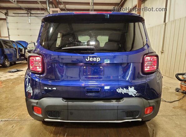 ZACNJBABXKPK20545 2019 JEEP RENEGADE Blue Widok z tyłu
