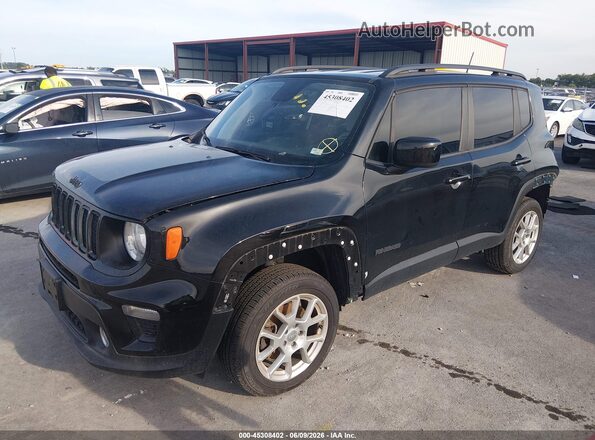 ZACNJBBB0KPK17359 2019 JEEP RENEGADE Черный Передняя левая четверть