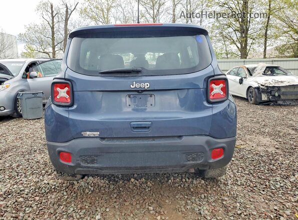 ZACNJBBB0LPM06269 2020 JEEP RENEGADE Blue Rear view