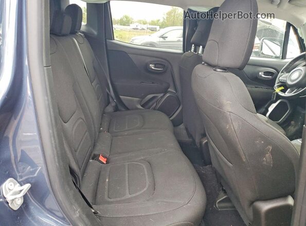 ZACNJBBB0LPM06269 2020 JEEP RENEGADE Blue Rear seats view