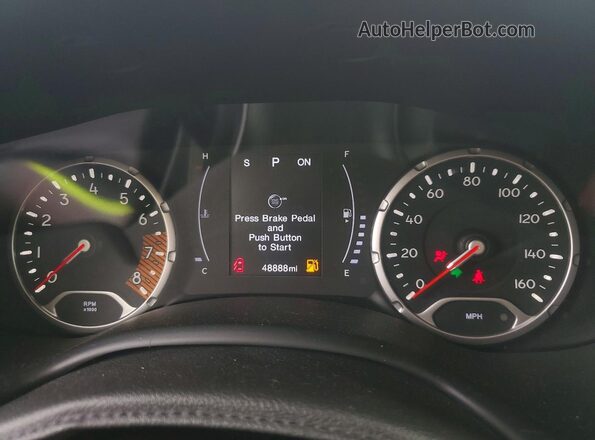 ZACNJBBB1LPL29072 2020 JEEP RENEGADE Серебряный Вид щитка приборов