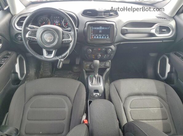 ZACNJBBB1LPL29072 2020 JEEP RENEGADE Серебряный Вид панели приборов