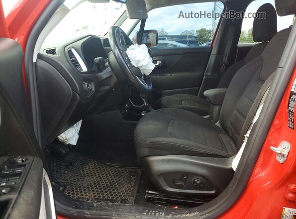 ZACNJBBB2LPK94820 2020 JEEP RENEGADE Red Widok wnętrza z przodu